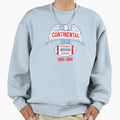 Distressed Continental Football Sweatshirt - Aesthetic Graphic Unisex