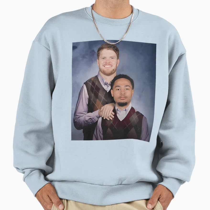 Seahawks Sam Darnold Jaxon Smith Njigba Sweatshirt - Graphic Print Unisex