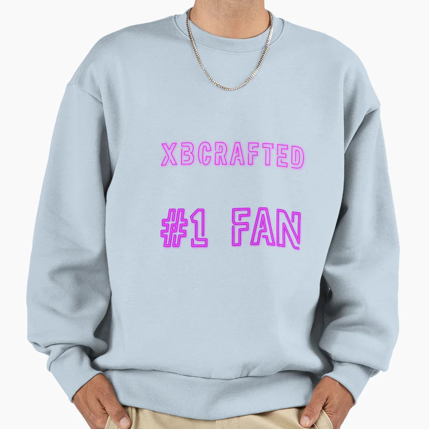 1 Fan Sweatshirt - Graphic Print Unisex
