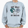 Funny Got Beat Sweatshirt - Streetwear Style for Adults
