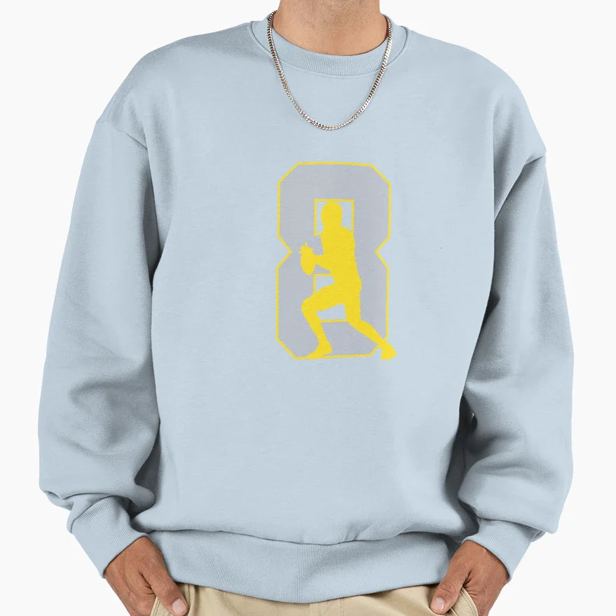 Oregon No 8 Sweatshirt - Minimalist Print for Adults