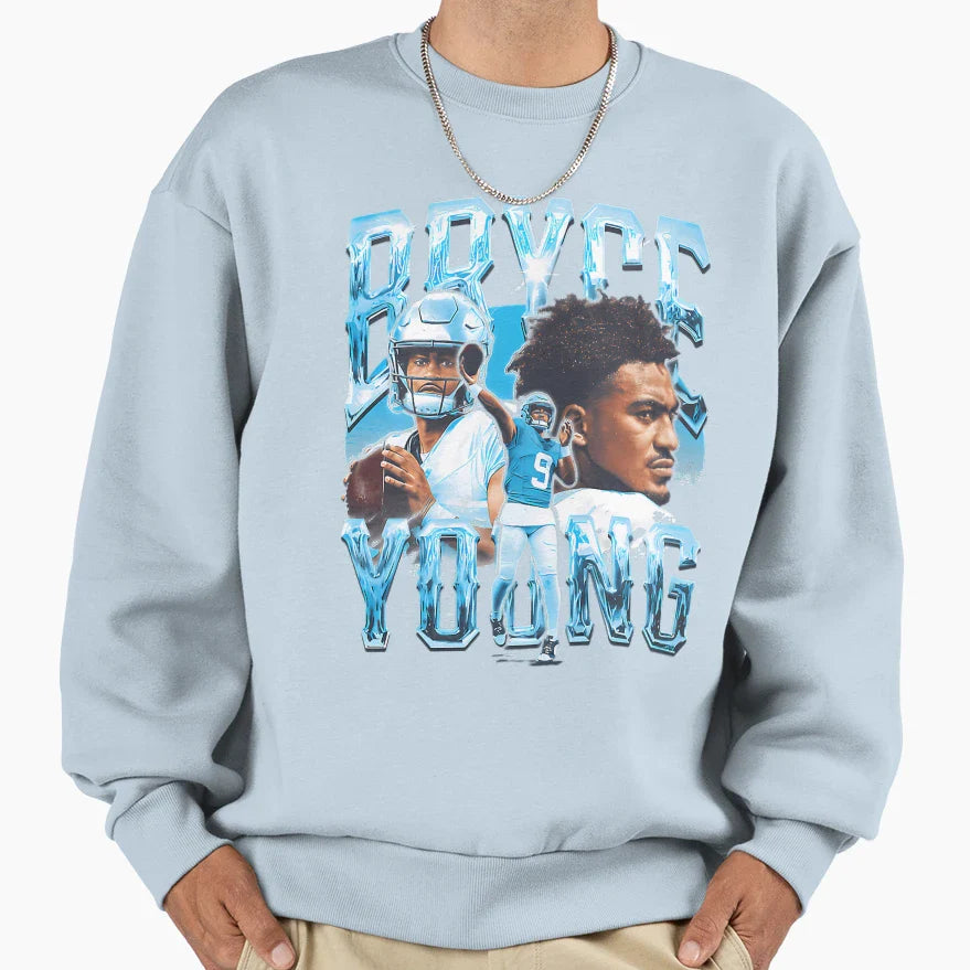 Bryce Young Carolina Sweatshirt - Novelty Apparel Unisex