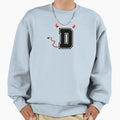 Letter D College Font Evil Naughty Sweatshirt - Streetwear Style Men Women