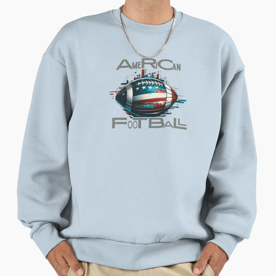 American Football Sweatshirt - Graphic Print Men Women