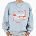 Cleveland Football Fan Sunday Fun Sweatshirt - Graphic Print for Adults
