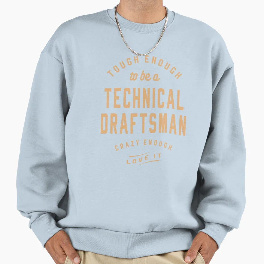 Tough Crazy Technical Draftsman Sweatshirt - Streetwear Style Men Women