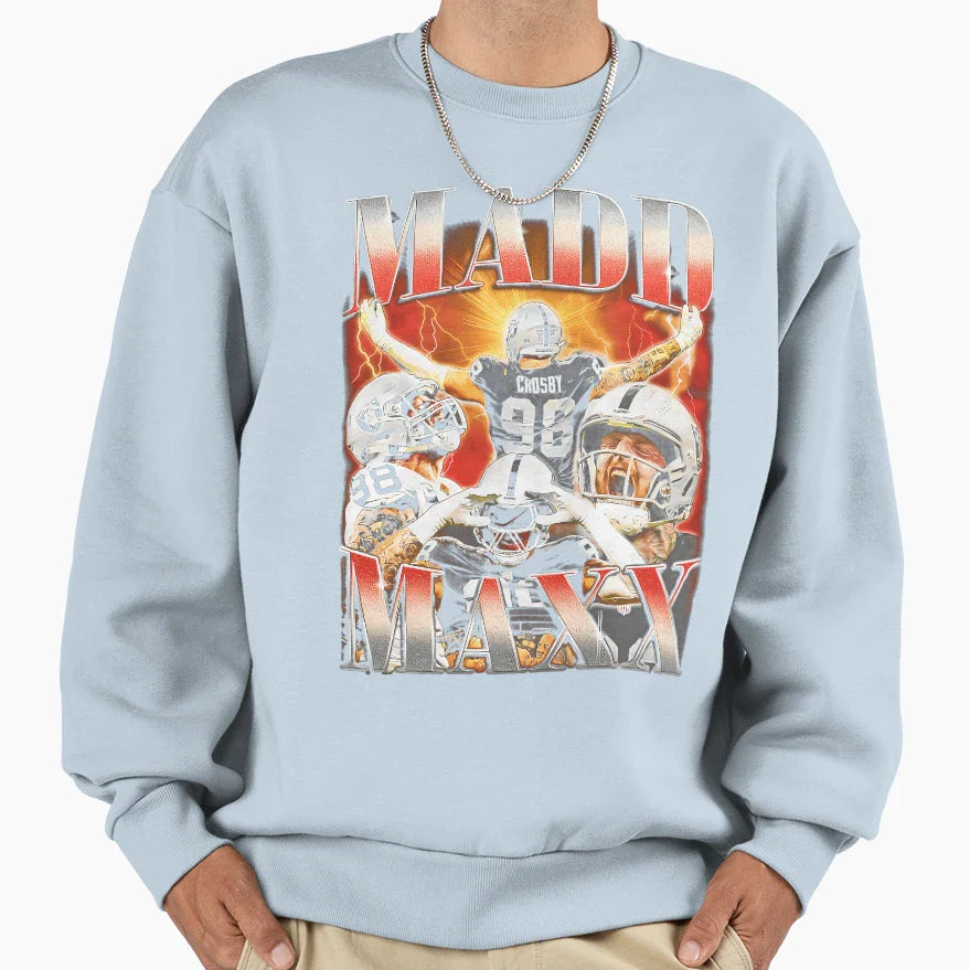 Minimalist 90S Madd Ma Xx Sweatshirt - Fun Novelty Design for Adults