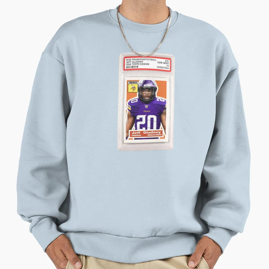 Jeff Gladney Card Sweatshirt - Fun Novelty Design Men Women