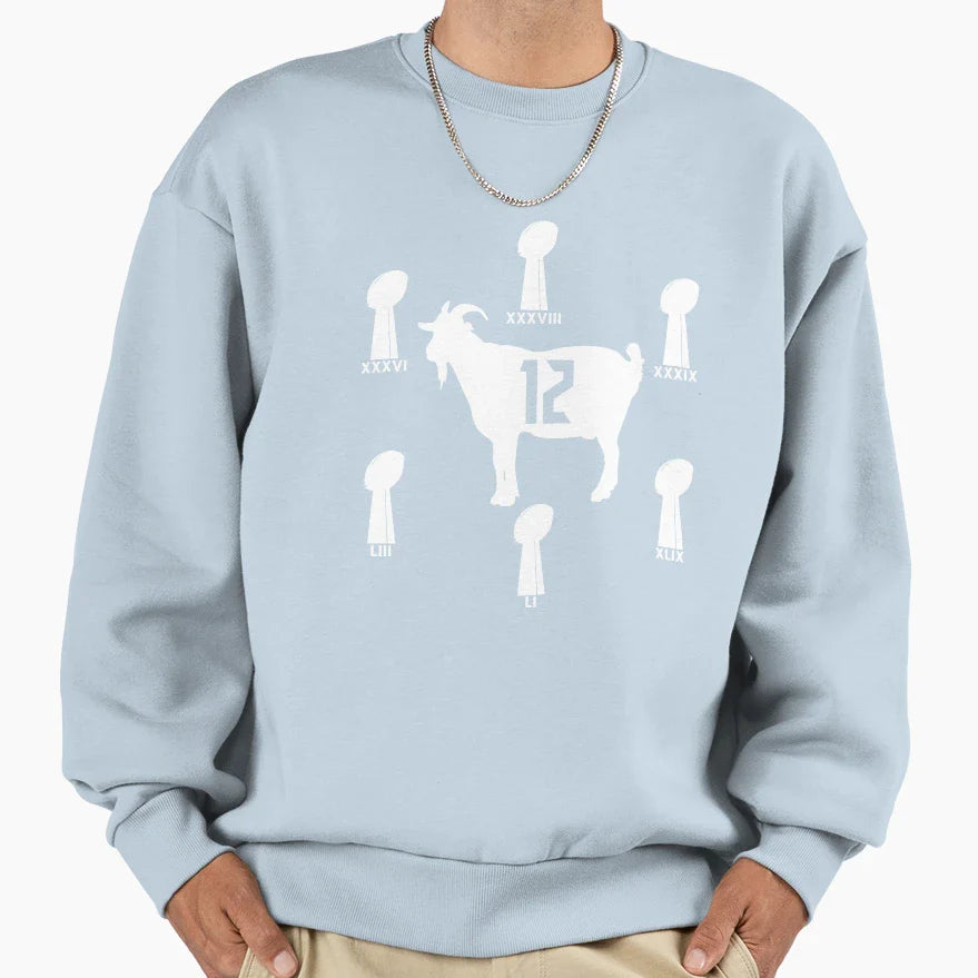 Goat New England Six Pack Sweatshirt - Graphic Print Unisex