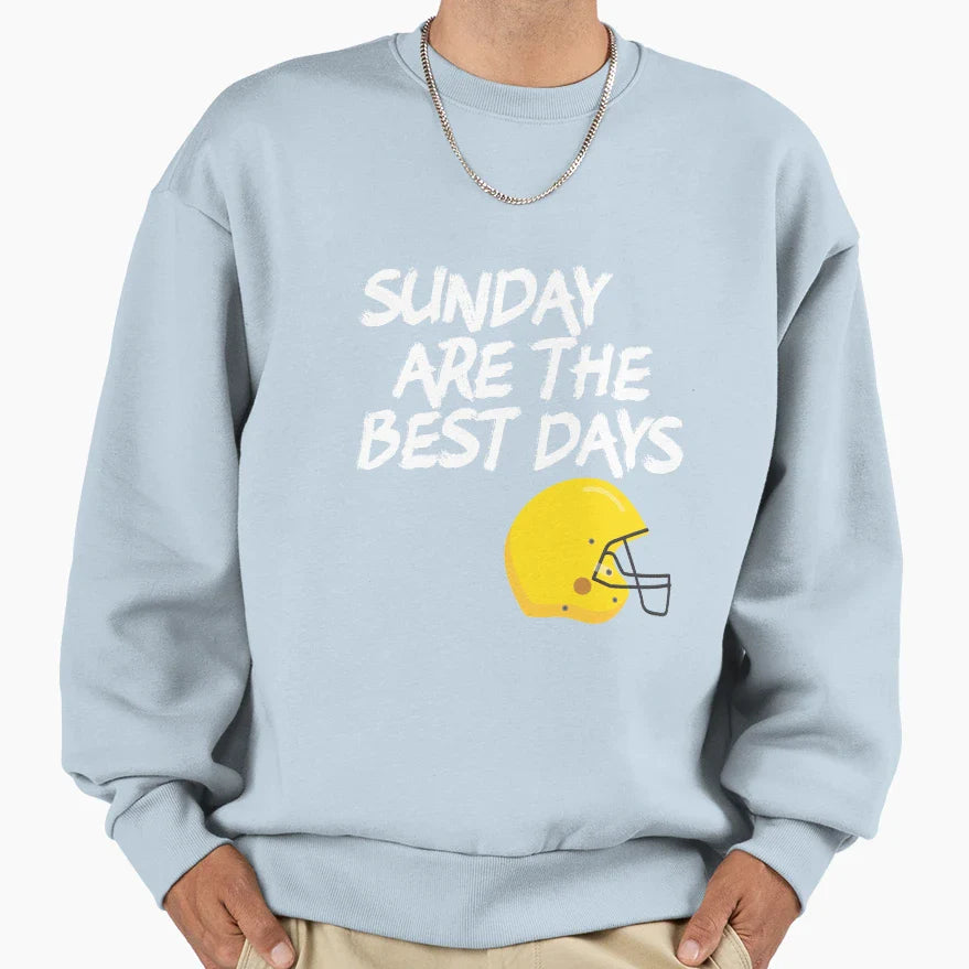 American Football Sunday Are Best Sweatshirt - Aesthetic Graphic Unisex