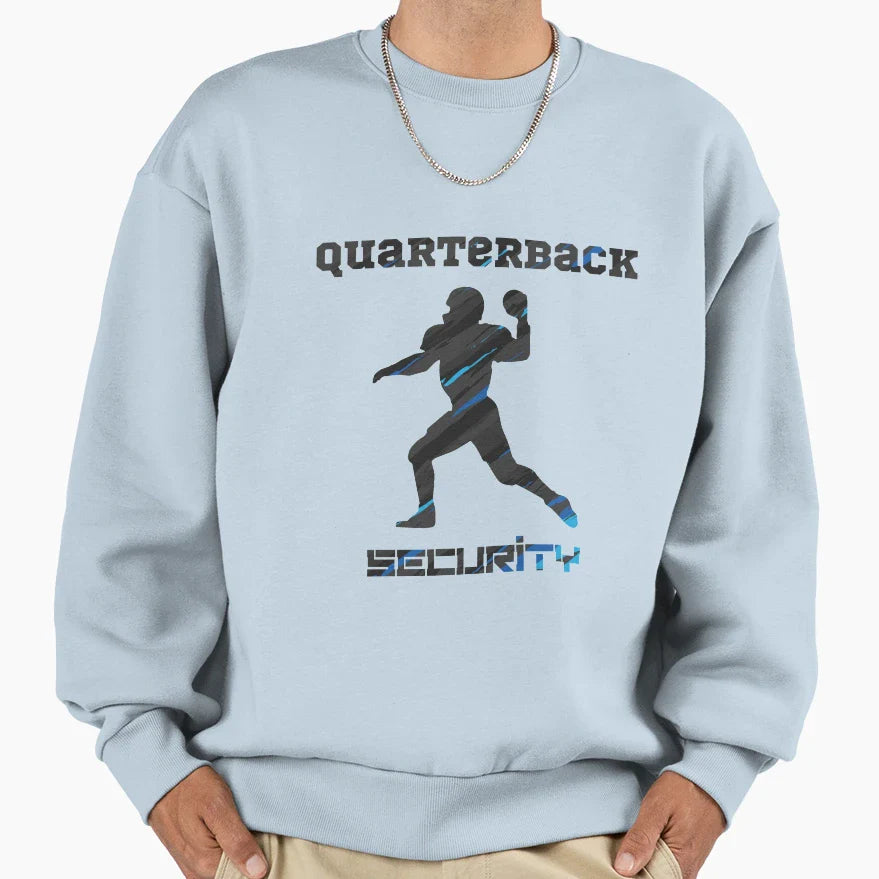 Quarterback Security Sweatshirt - Unique Graphic Unisex
