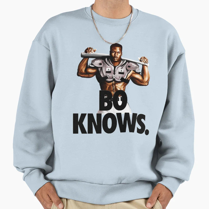 Bo Knows Sweatshirt - Graphic Print Unisex