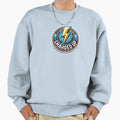 Charged Up Los Angeles Chargers Badge Sweatshirt - Graphic Print for Adults
