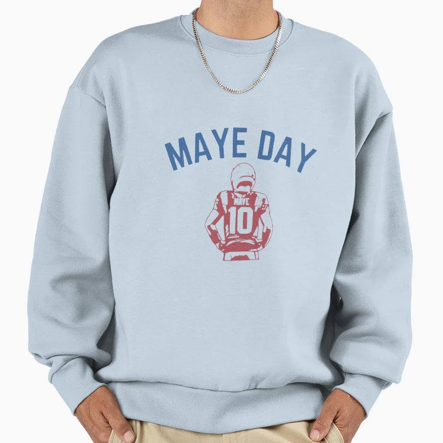 Drake Maye Day New England Sweatshirt - Fun Novelty Design Men Women