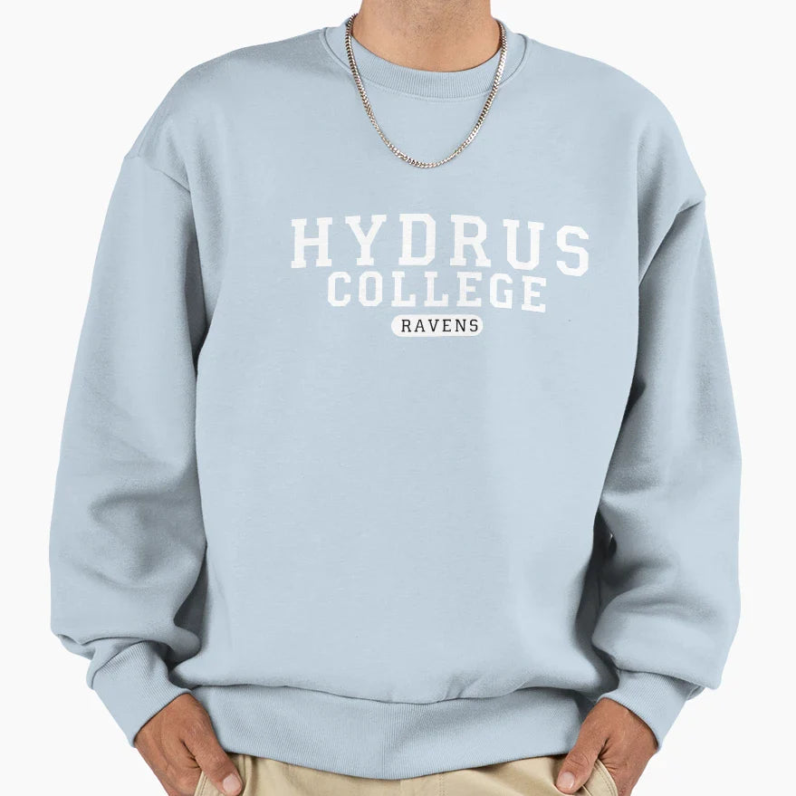 Hydrus College Ravens Hydrus Sweatshirt - Trendy Graphic Unisex