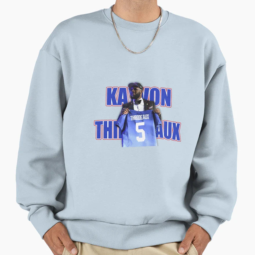 Kayvon Thibodeaux Ny Giants Football Sweatshirt - Graphic Print Unisex