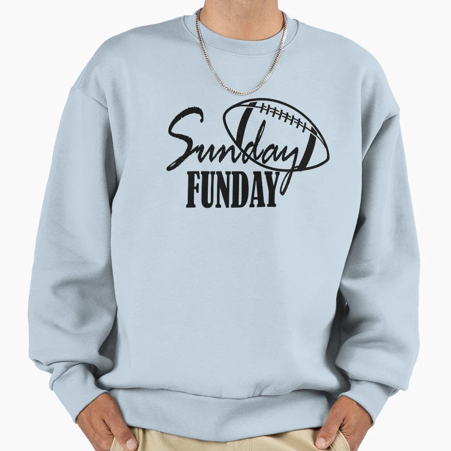 Sunday Funday Football Sport Short T-Shirt - Streetwear Style Men Women