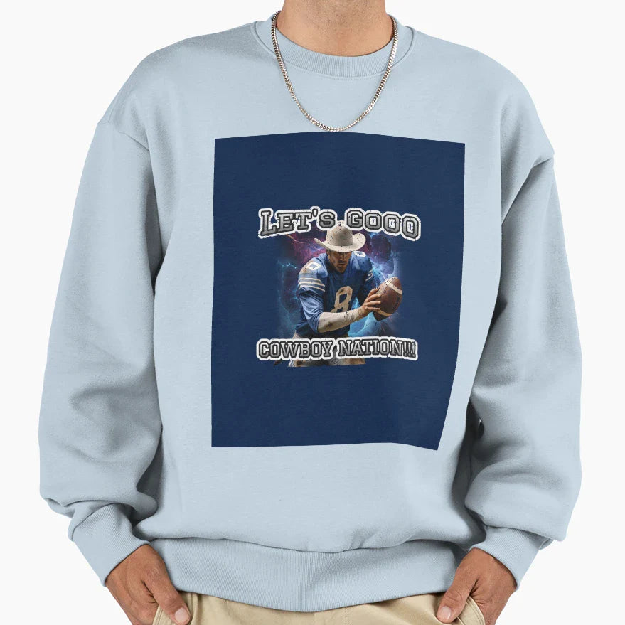 Cowboy Nation Sweatshirt - Trendy Graphic Unisex