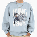 DH King Running Back Football Motion Sweatshirt - Graphic Print Men Women