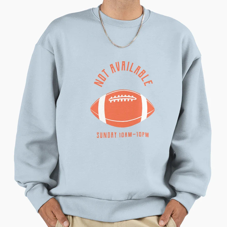 Footbal Fan Dad Gift Fathers Day Sweatshirt - Casual Everyday Wear Unisex