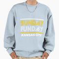 Kc Sunday Funday Kansas City Kc Sweatshirt - Fun Novelty Design Men Women