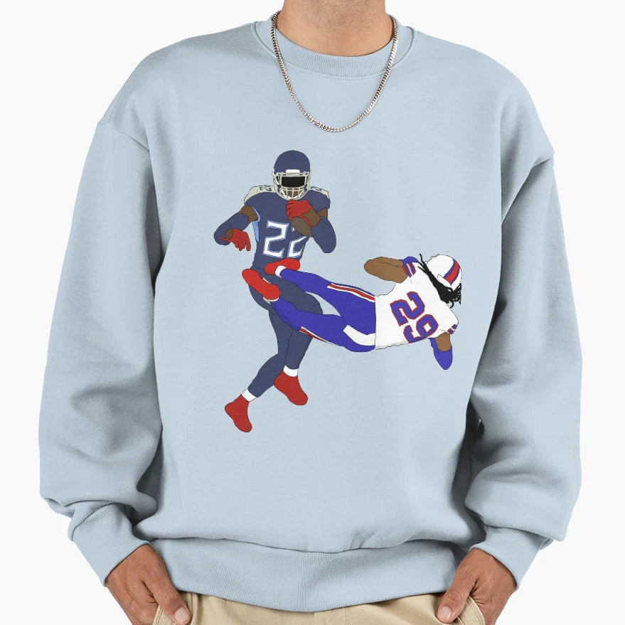 Stiff Armed Sweatshirt - Casual Everyday Wear Men Women