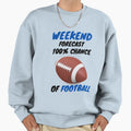 Weekend Football Sweatshirt - Minimalist Print Unisex