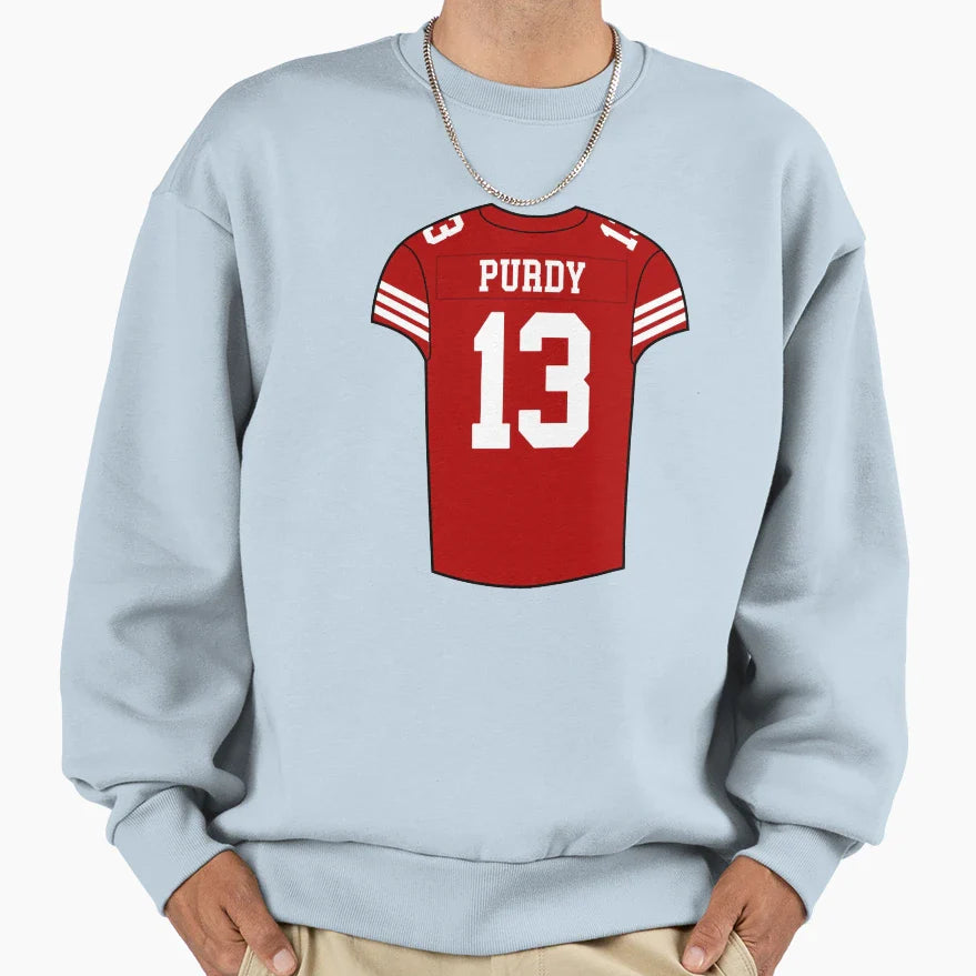 BP Home Jersey Sweatshirt - Minimalist Print Unisex