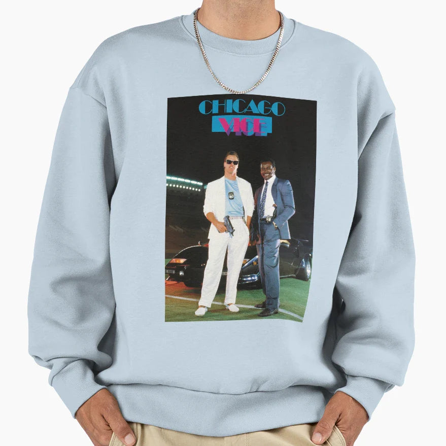 Chicago Vice Sweatshirt - Minimalist Print Unisex