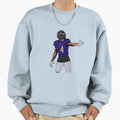 Zay Flowers Sweatshirt - Fun Novelty Design for Adults