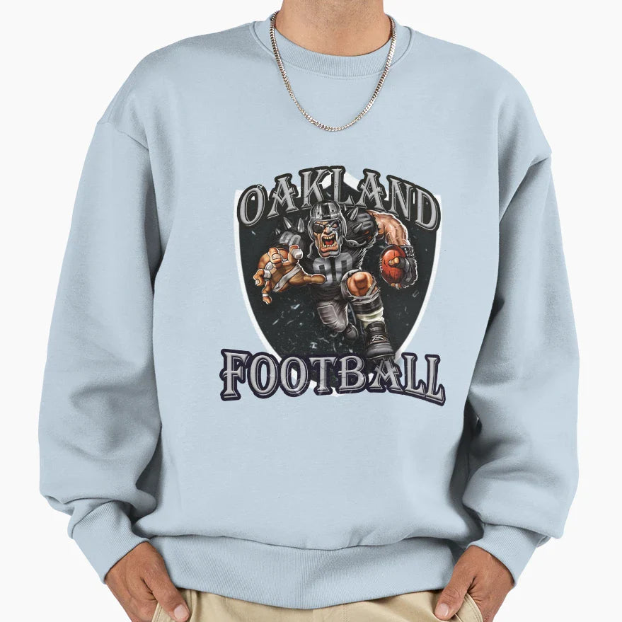 Oakland Football Sweatshirt - Fun Novelty Design Unisex