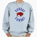Buffalo Football Sunday Funday Sweatshirt - Streetwear Style for Adults