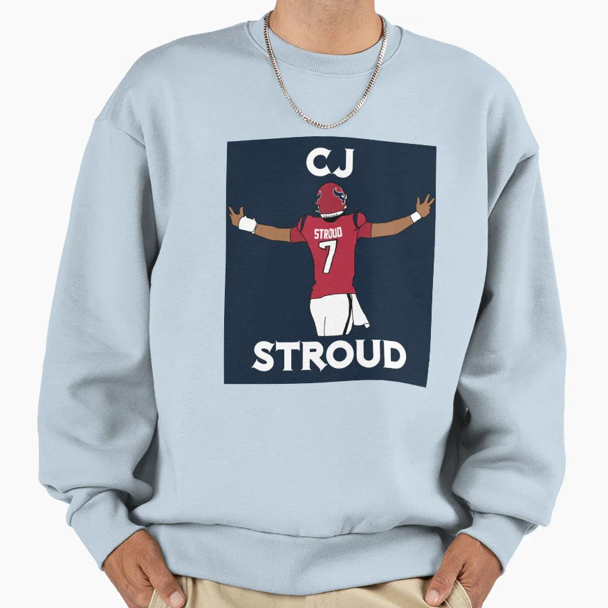 Cj Stroud Embracing Fans Sweatshirt - Unique Graphic for Adults