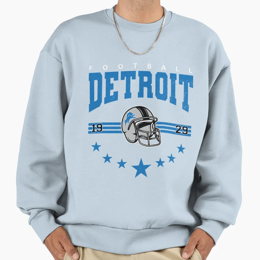 Art Detroit Lions Sweatshirt - Novelty Apparel Unisex