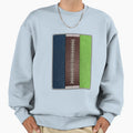 Football Navy Green And Gray Sweatshirt - Casual Everyday Wear for Adults