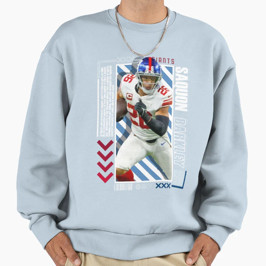American Football 26 Running Back Sweatshirt - Custom Art Print for Adults