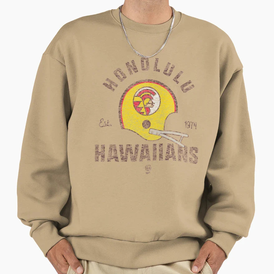 Defunct Series Honolulu Hawaiians Sweatshirt - Aesthetic Graphic Unisex