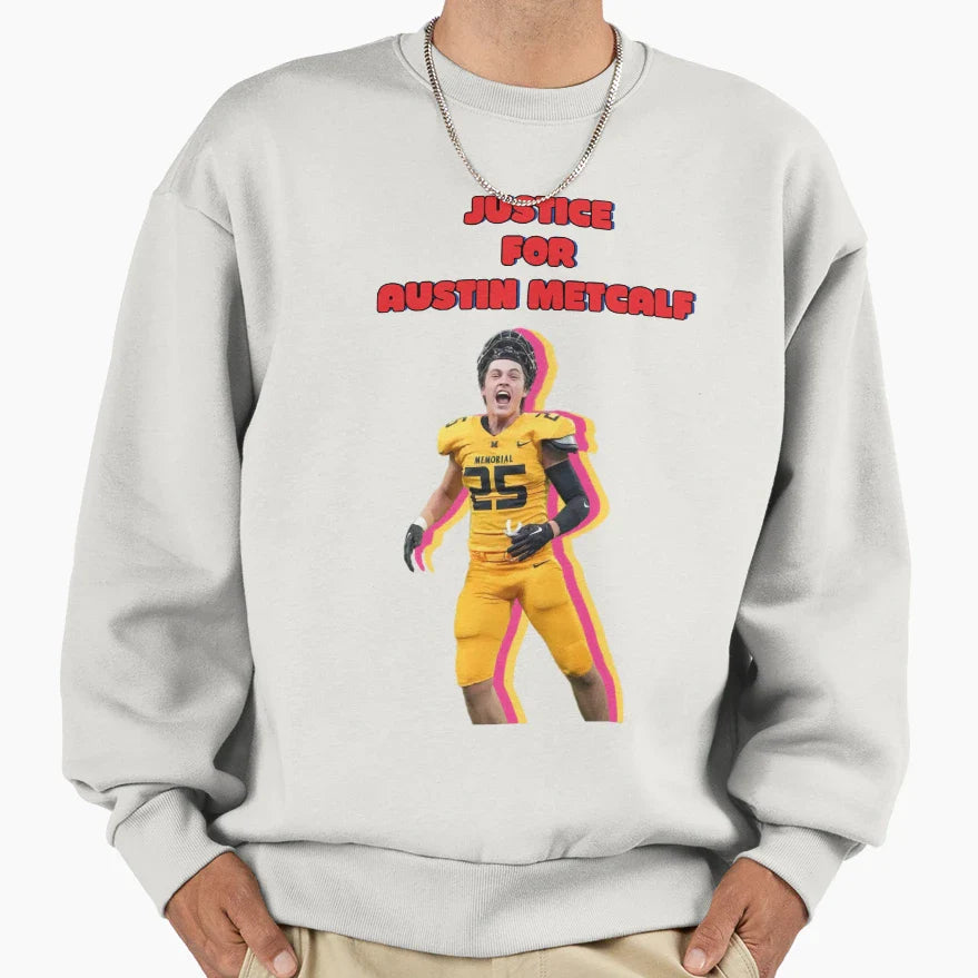 Justice Austin Metcalf Honor Truth Sweatshirt - Aesthetic Graphic Unisex