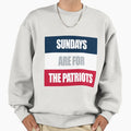Sundays Are Patriots Sweatshirt - Trendy Graphic Unisex