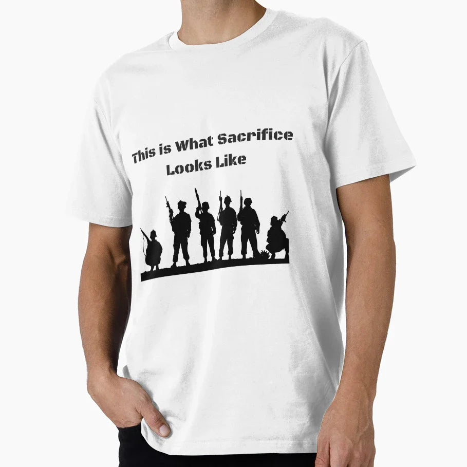 This Is What Sacrafice Looks Like T-Shirt - Unique Graphic Men Women