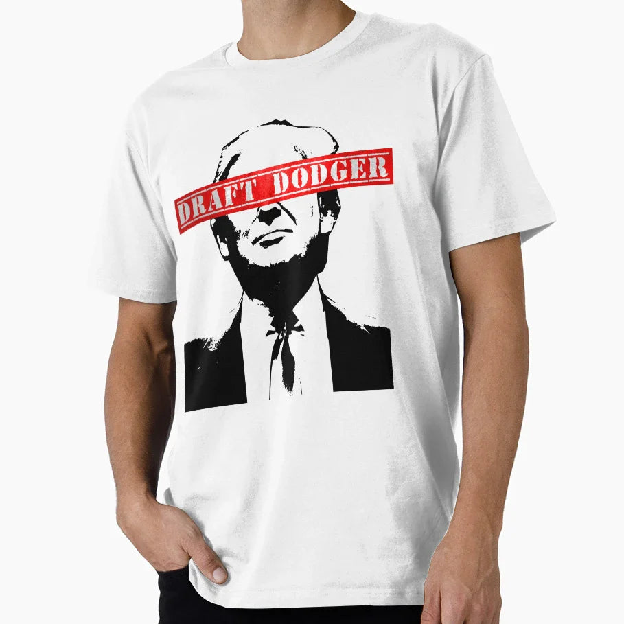 Trump Draft Dodger T-Shirt - Unique Graphic for Adults