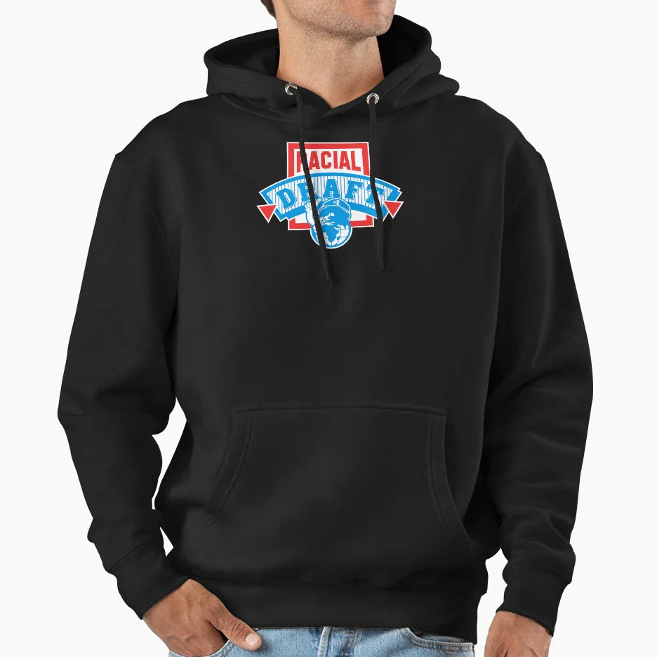 Racial Draft Hoodie - Casual Everyday Wear Men Women