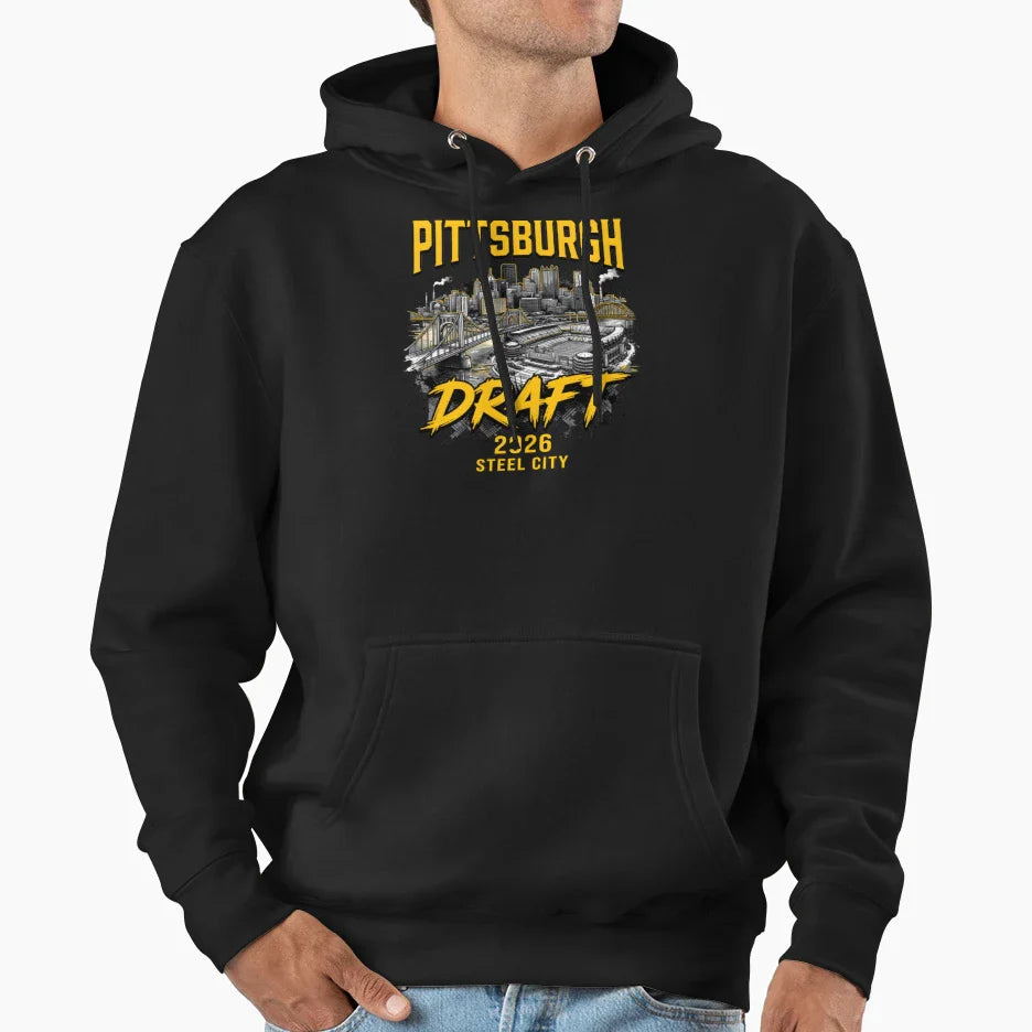 Pittsburgh Draft 2026 Hoodie - Casual Everyday Wear for Adults
