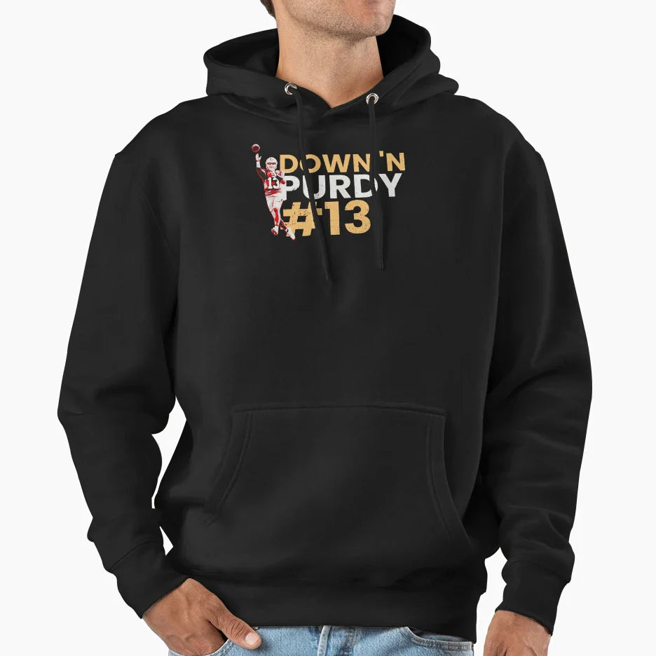 Down Purdy Hoodie - Custom Art Print Unisex