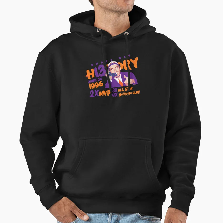 Steve Nash History Hoodie - Minimalist Print Unisex