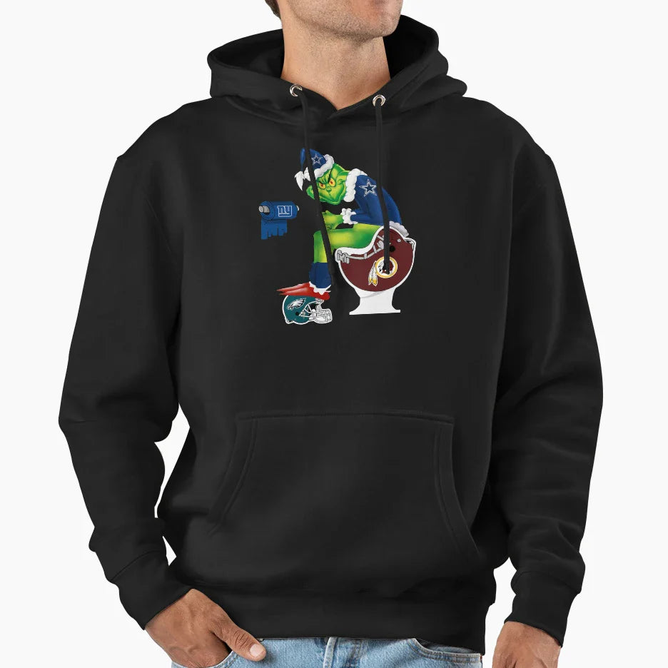 Santa Ny State Toilet Paper Hoodie - Minimalist Print for Adults