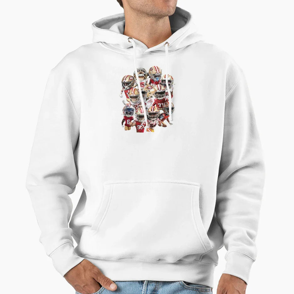 San Francisco 49Ers Niners Squad Hoodie - Streetwear Style Men Women