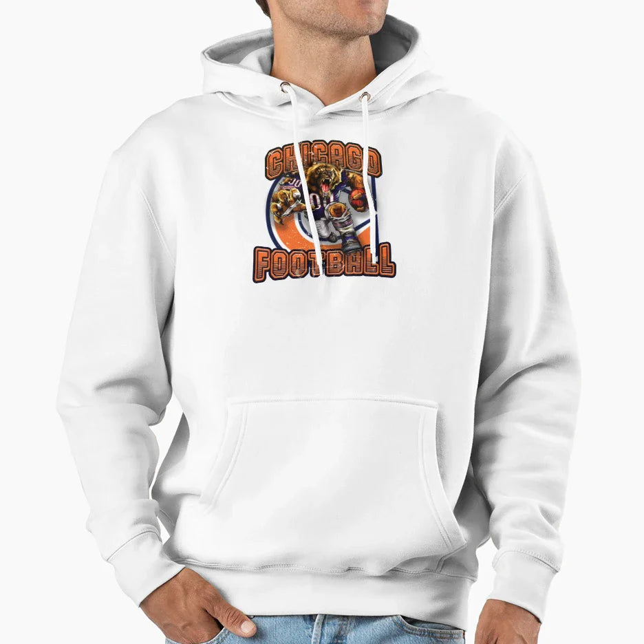 Chicago Football 5 Hoodie - Casual Everyday Wear Unisex