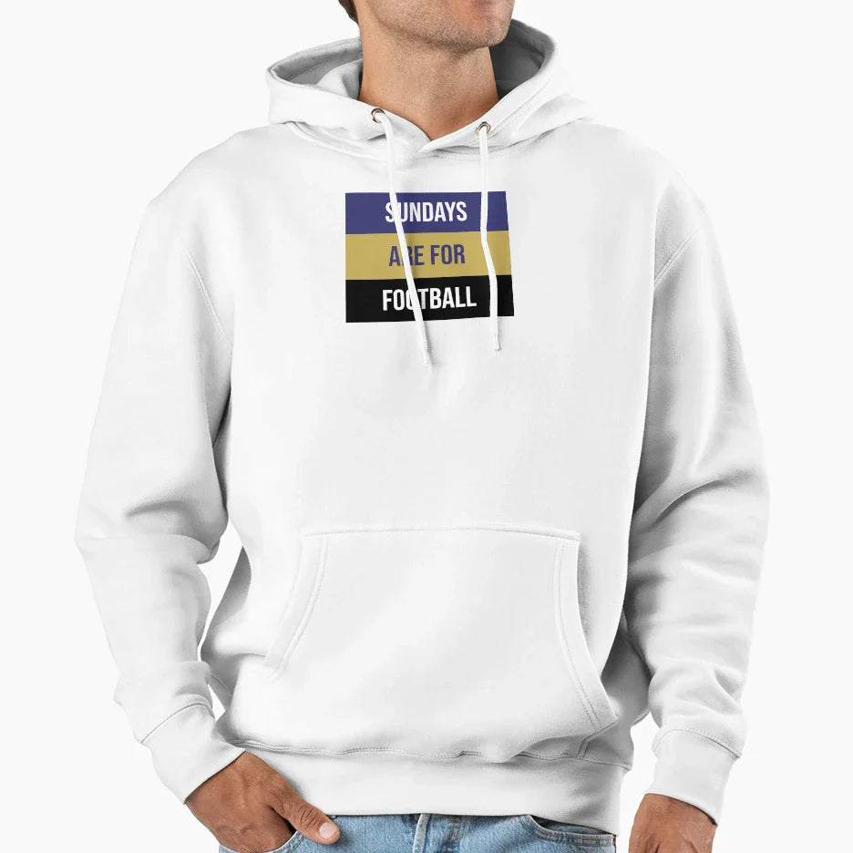 Sundays Are Football Hoodie - Novelty Apparel Unisex