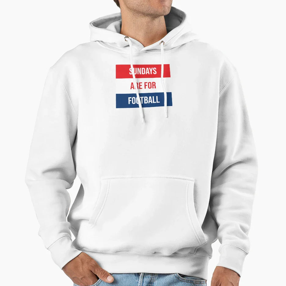 Sundays Are Football Hoodie - Streetwear Style Unisex